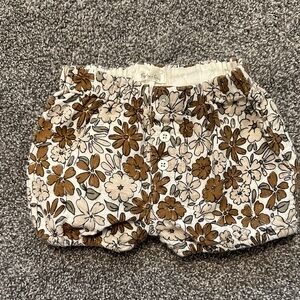 Rylee + Cru Cream and Brown Baby Bloomers